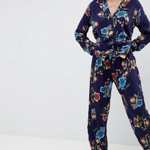 Adorable Floral Pajama Set
